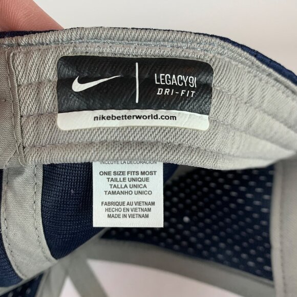 Arizona Wildcats Navy Blue Red White Nike Dri Fit Stretch Fitted Hat One Size - Picture 6 of 6